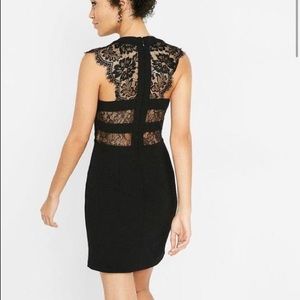 Express Black Lace Dress